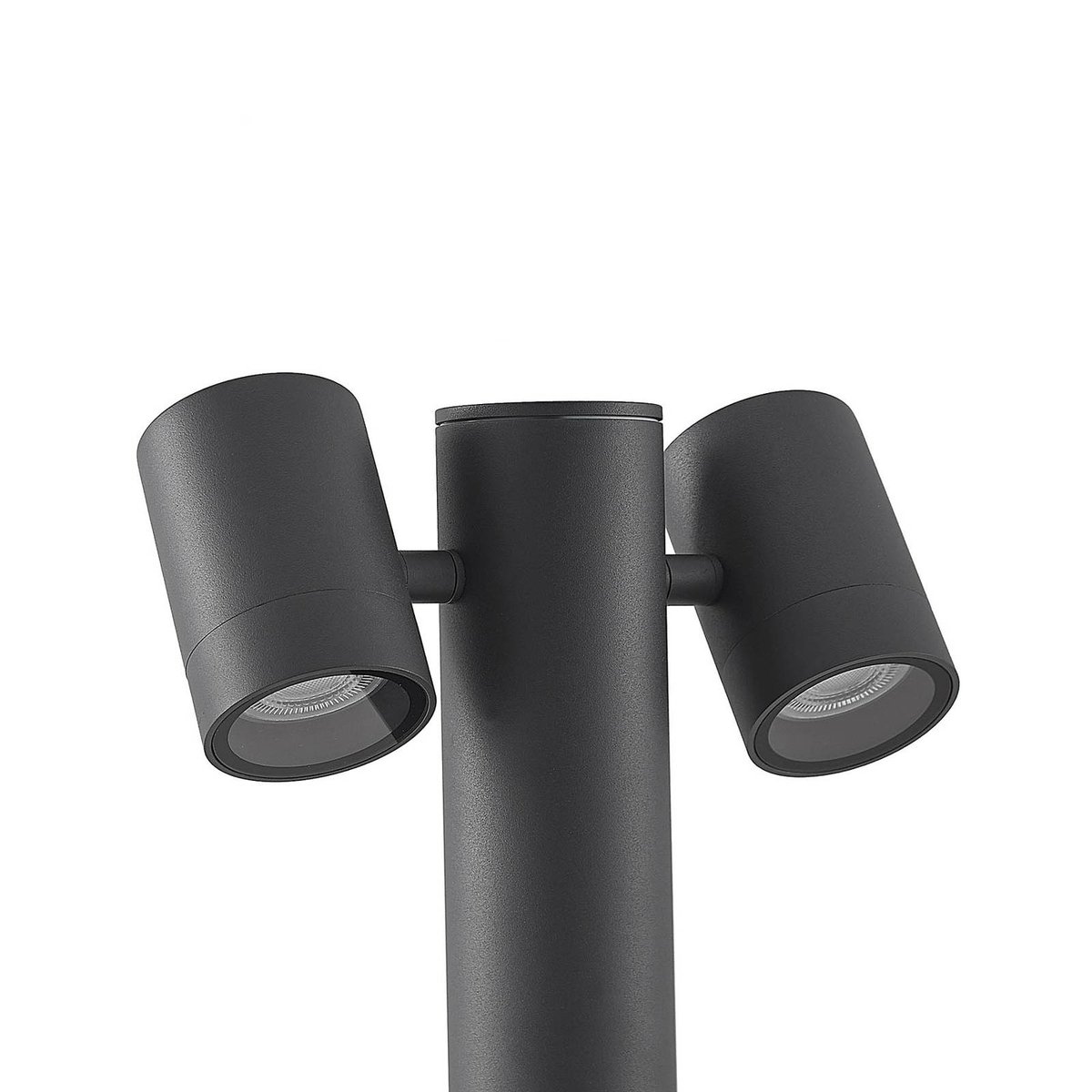 Luminaire extérieur en aluminium moderne gris foncé, LUCANDE