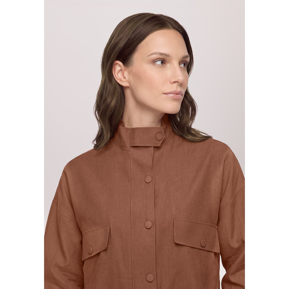 Blouson à manches longues dark coffee, BETTY BARCLAY