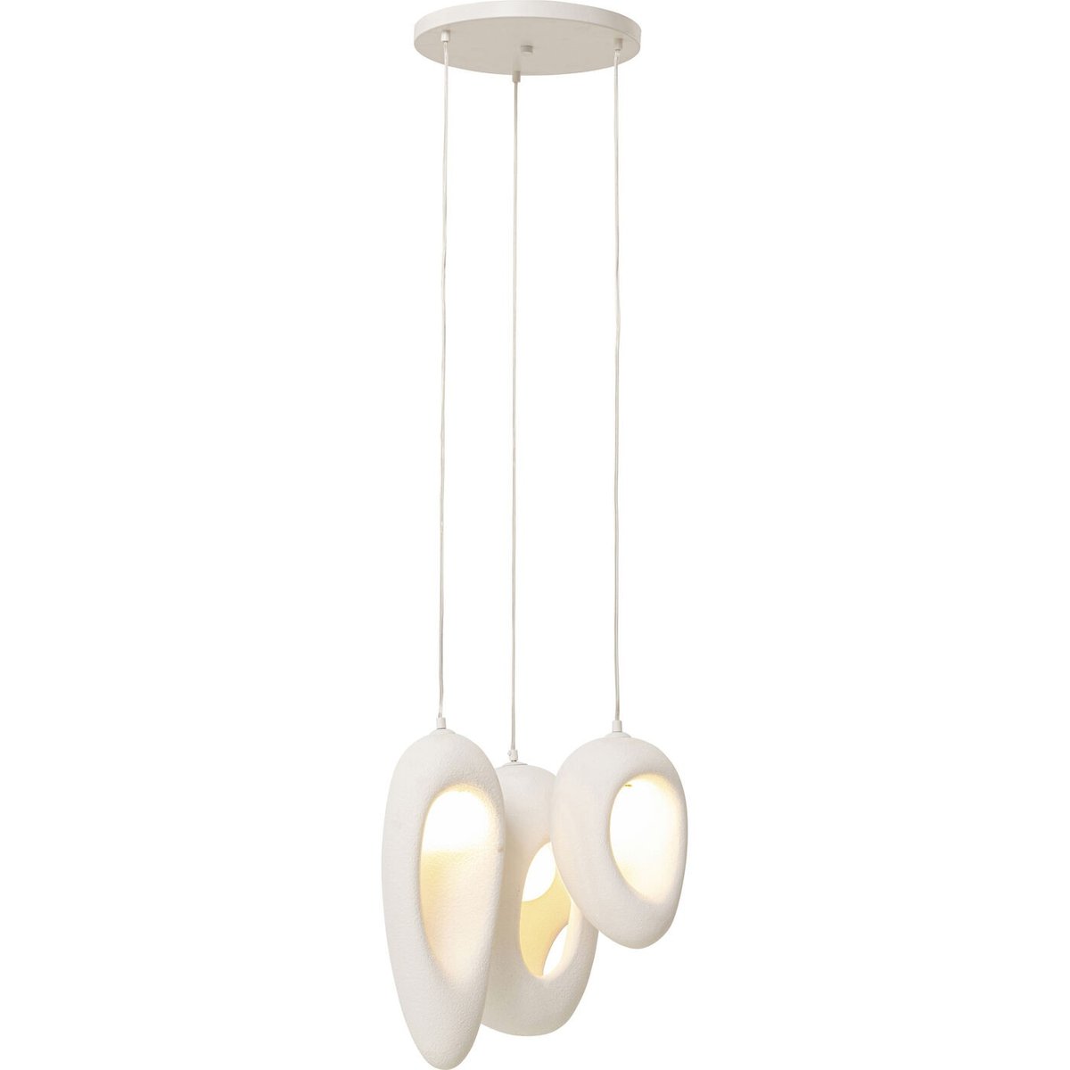 Suspension en plâtre, SOUL blanc, KARE DESIGN