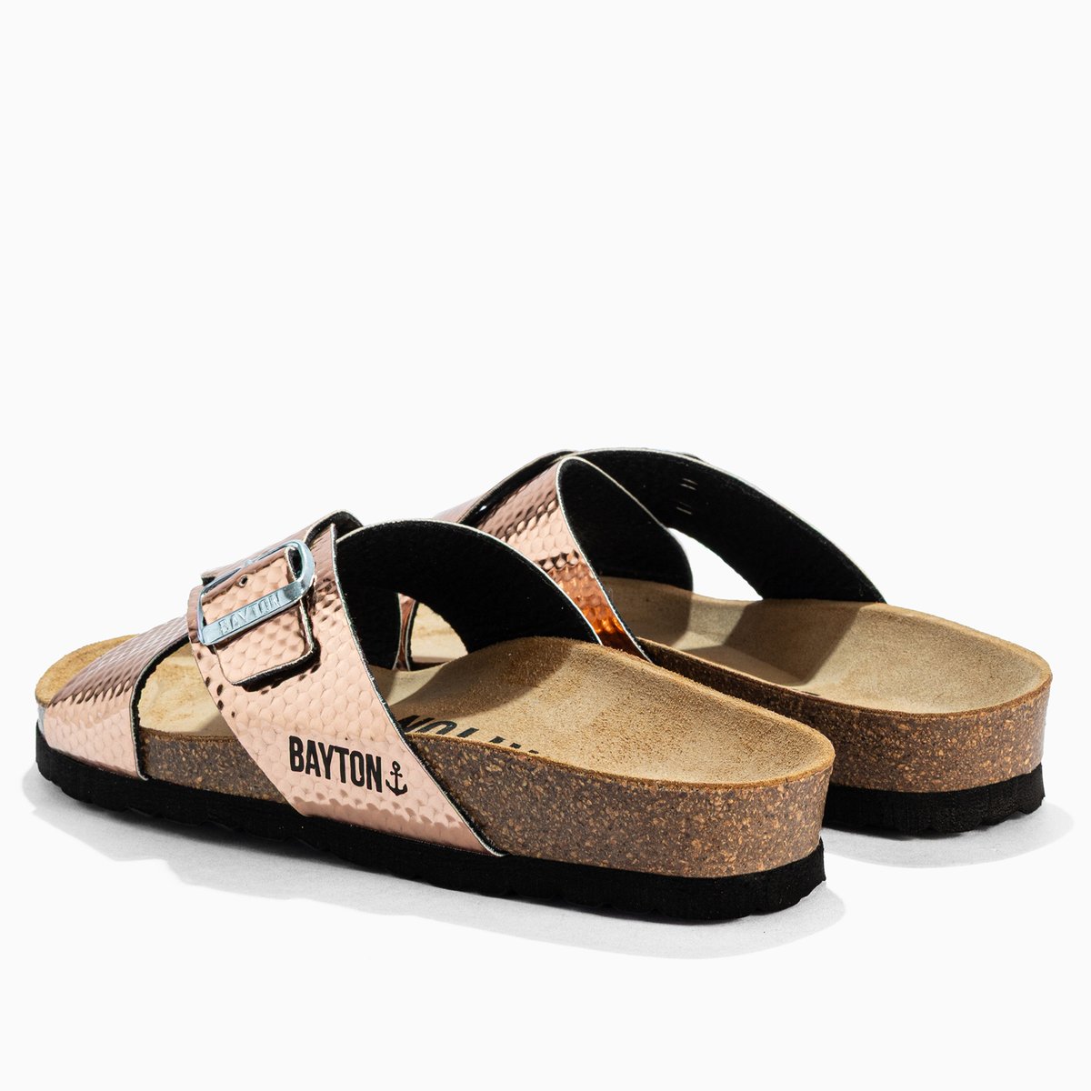 Sandales ERA rose-or, BAYTON