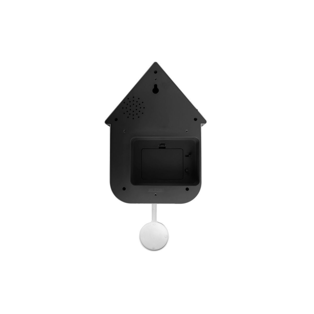 Horloge Murale Plastique SOLO COLOR CUCKOO noir, KARLSSON