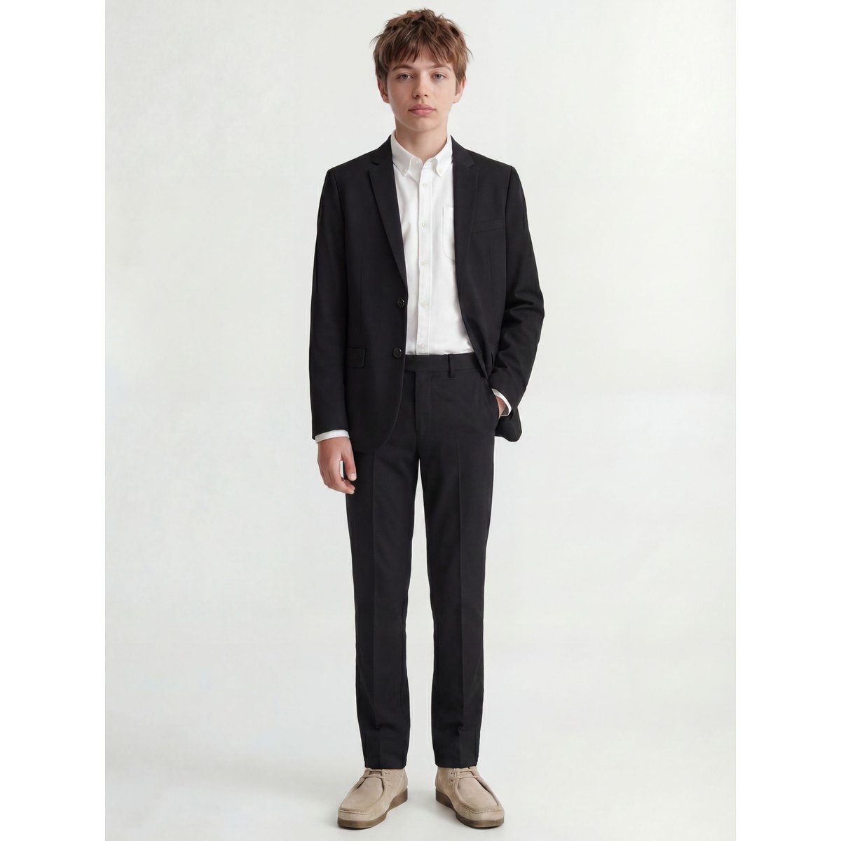 Blazer Croisé Et Pantalon De Tailleur black 1, JACK & JONES JUNIOR