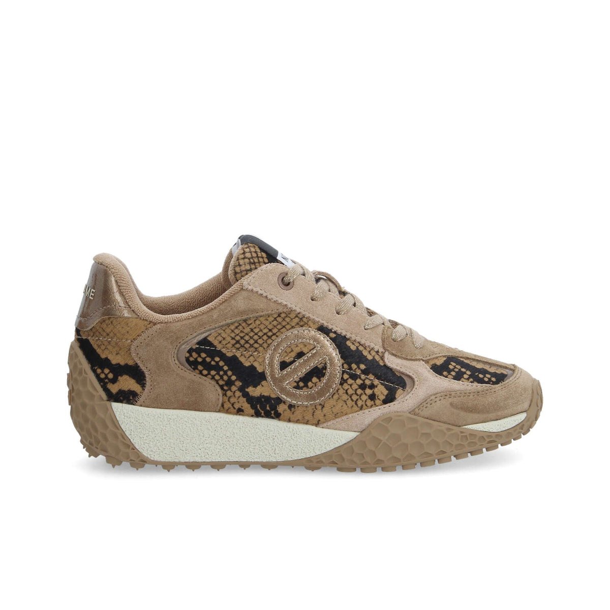 KATE SNEAKER W SNAKE KISS SABLE - Collier orné de Cristaux Swarovski® inclus beige, NO NAME