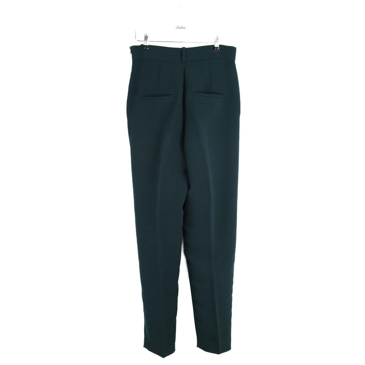 Pantalon droit - Très Bon État vert, TARA JARMON