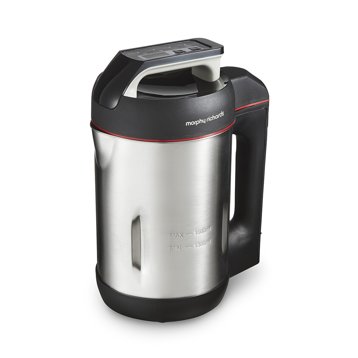 1.6L Saute & Soup Maker - 501014 black/red, MORPHY RICHARDS