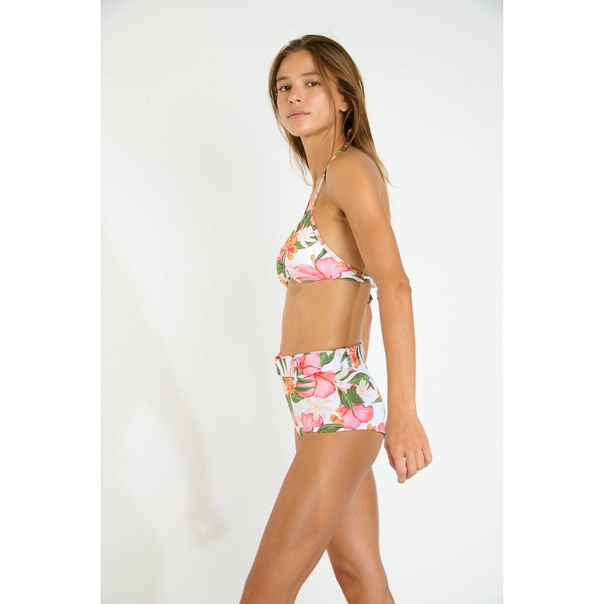 Bikini-bh KINEW - TAHITI bedrukt wit, BANANA MOON