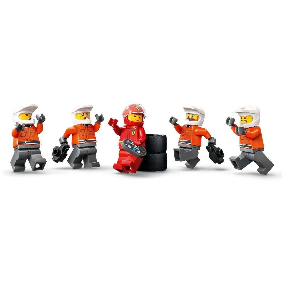 LEGO City - Arrêt au stand de F1 avec voiture Ferrari - 60443 multicolore, LEGO