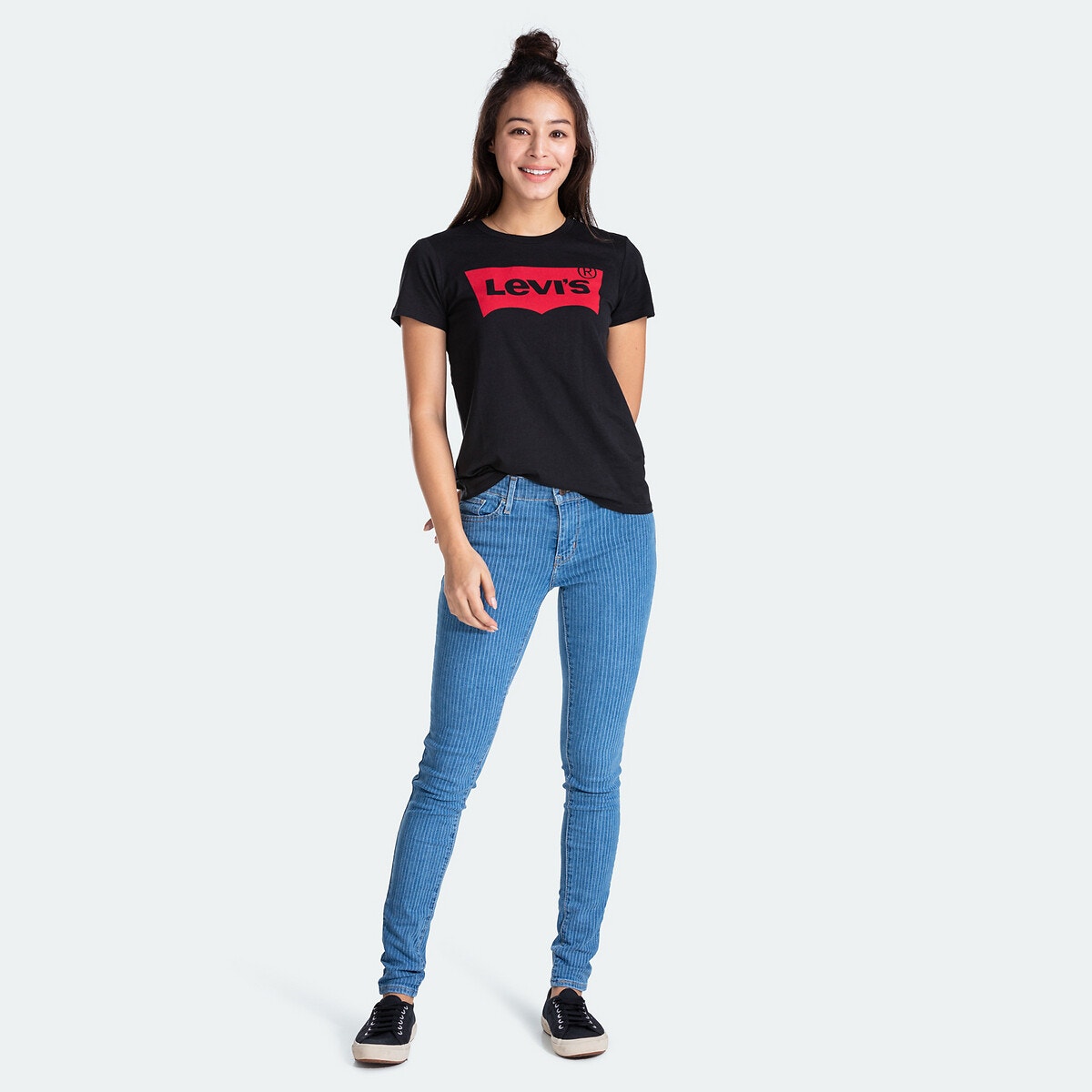 T-shirt logo THE PERFECT TEE noir, LEVI'S