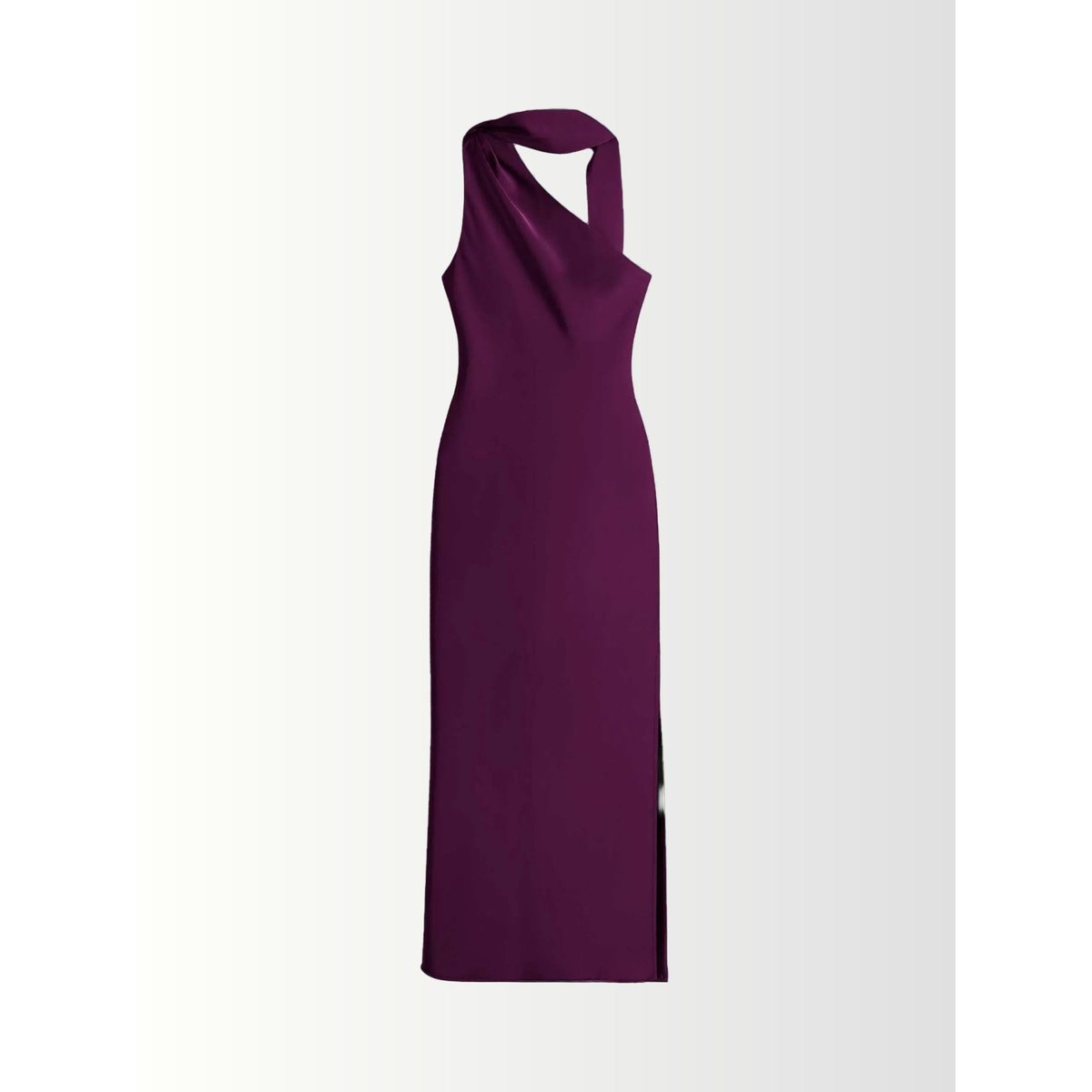 Robe midi asymétrique avec laçage MRS ABRIL violet, THE-ARE