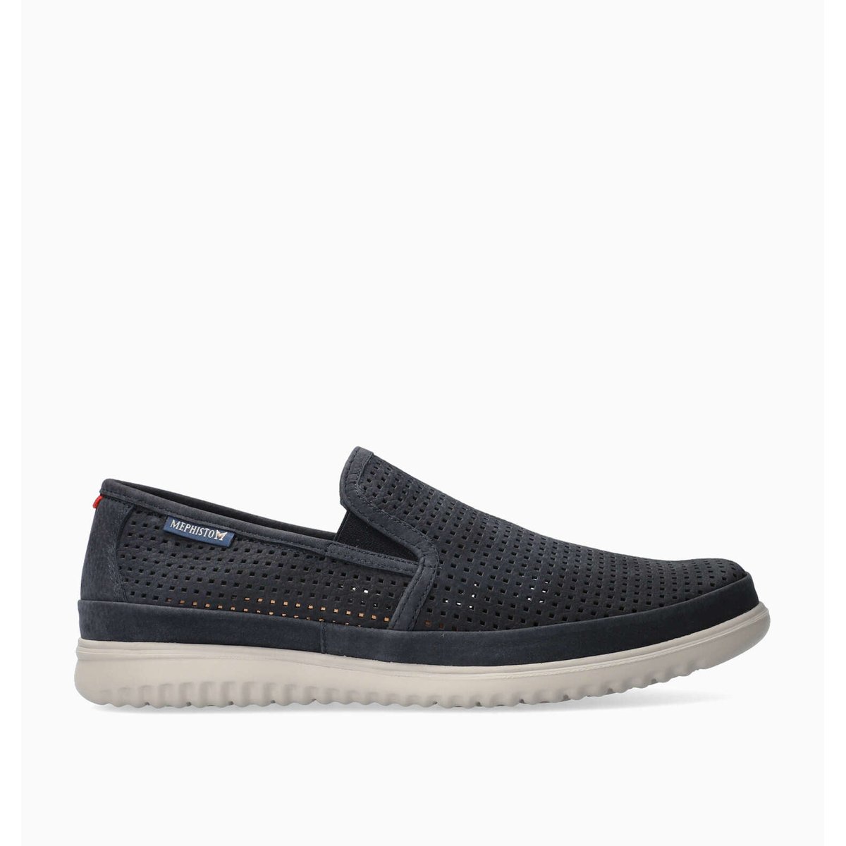 Mocassins en cuir TIAGO bleu foncé p5139209, MEPHISTO