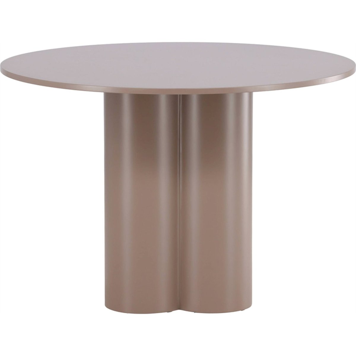 Table ronde en bois collection CONVALDER brun clair, RECOLLECTION