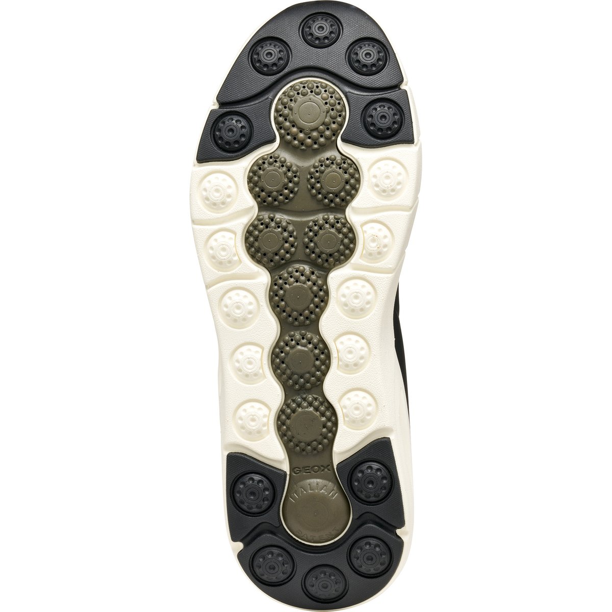 Baskets  U SPHERICA ECUB-5 vert militaire/noir, GEOX