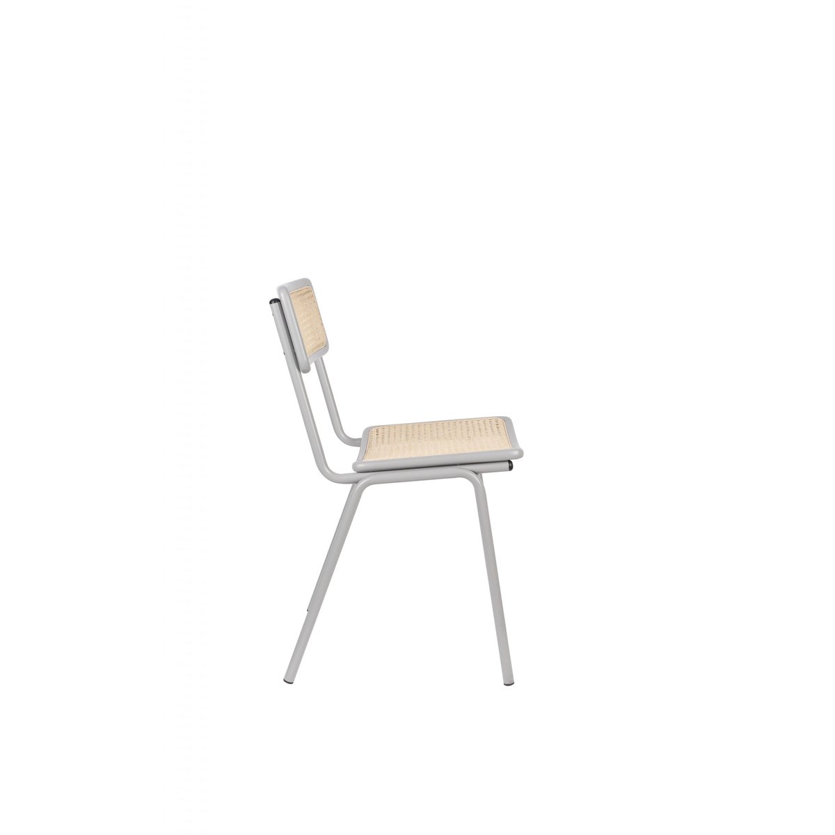 Chaise de salle à manger empilable en bois, JORT gris, ZUIVER