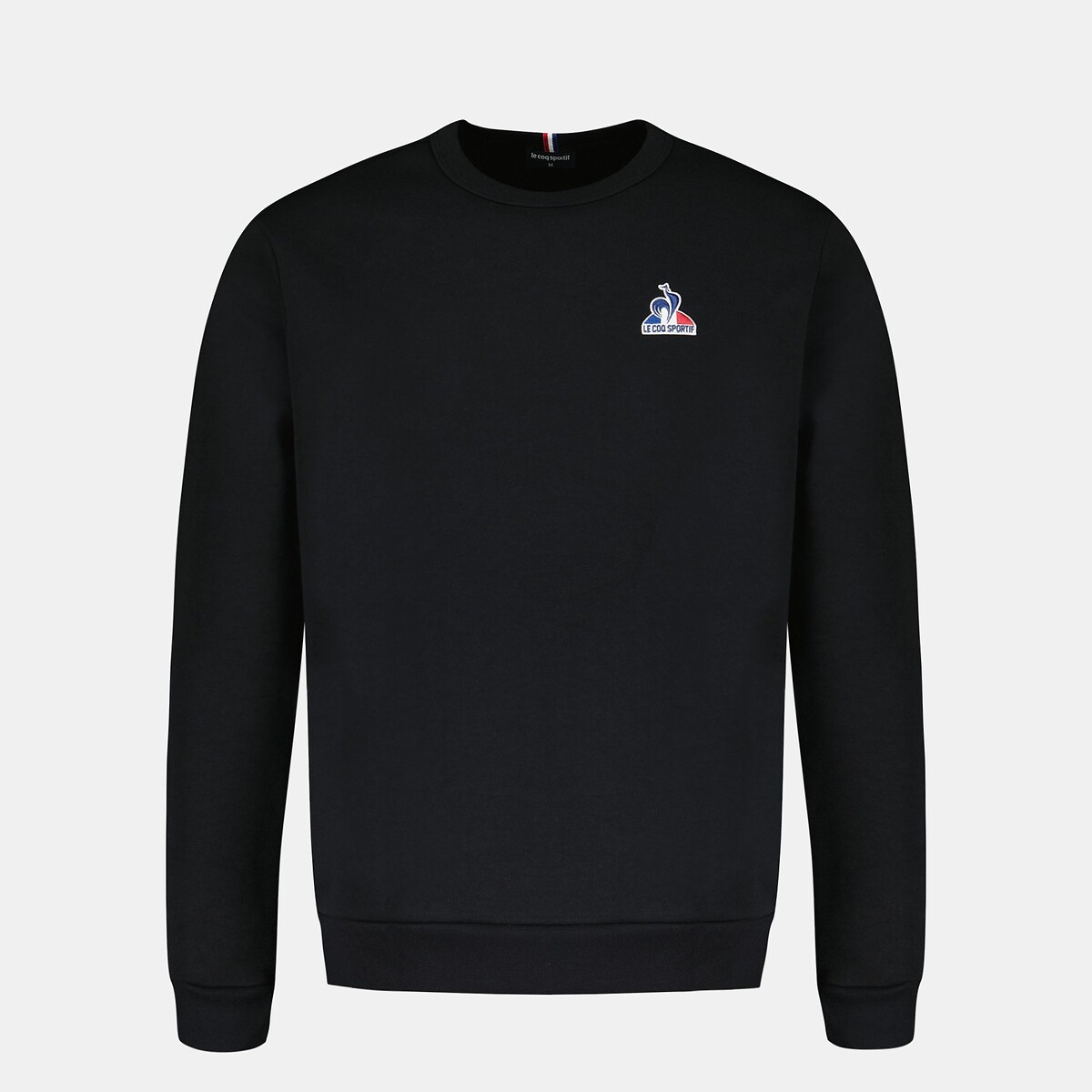 Sweat col rond essentiel noir, LE COQ SPORTIF