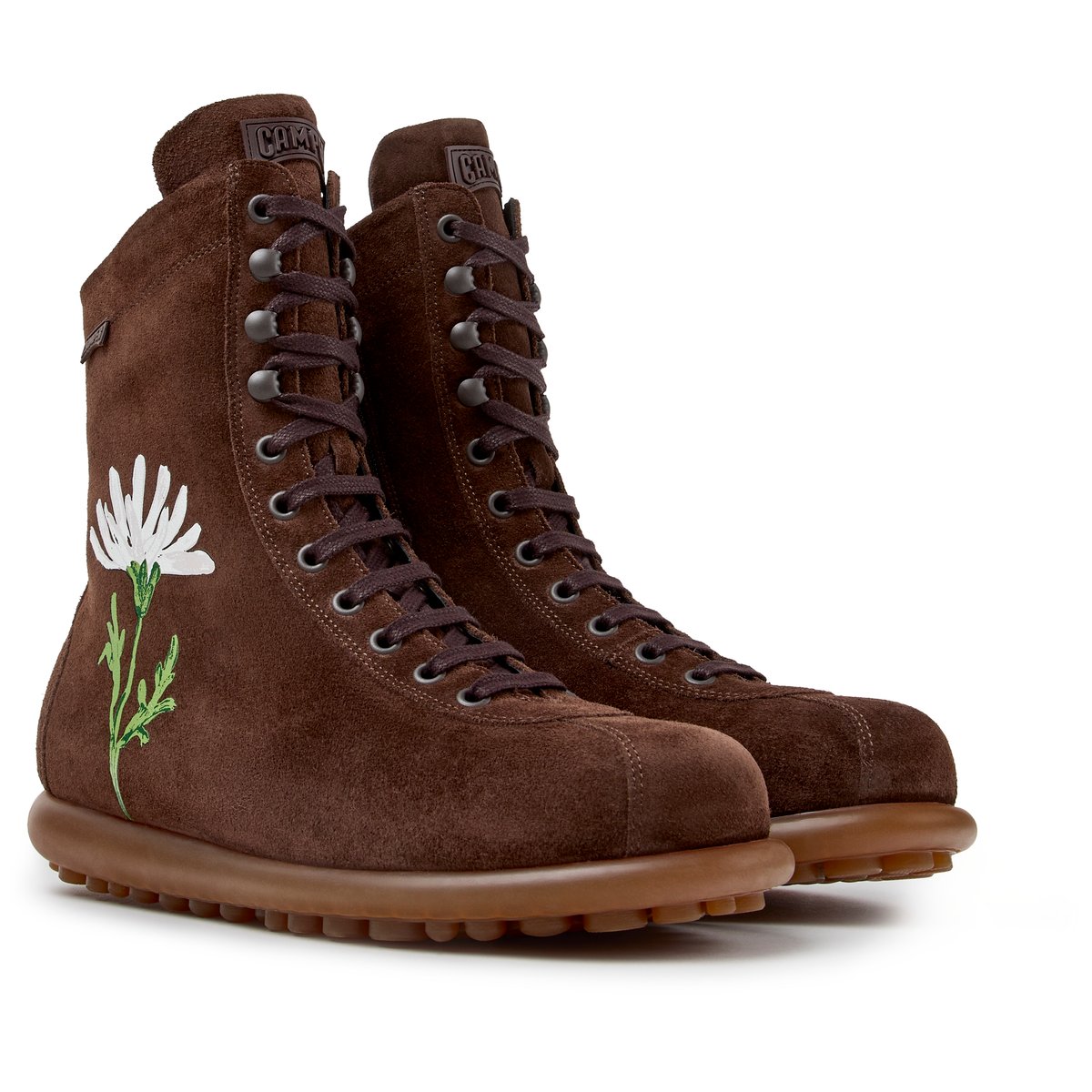 Bottines Pelotas Ariel Suede Leather brun fonc39, CAMPER
