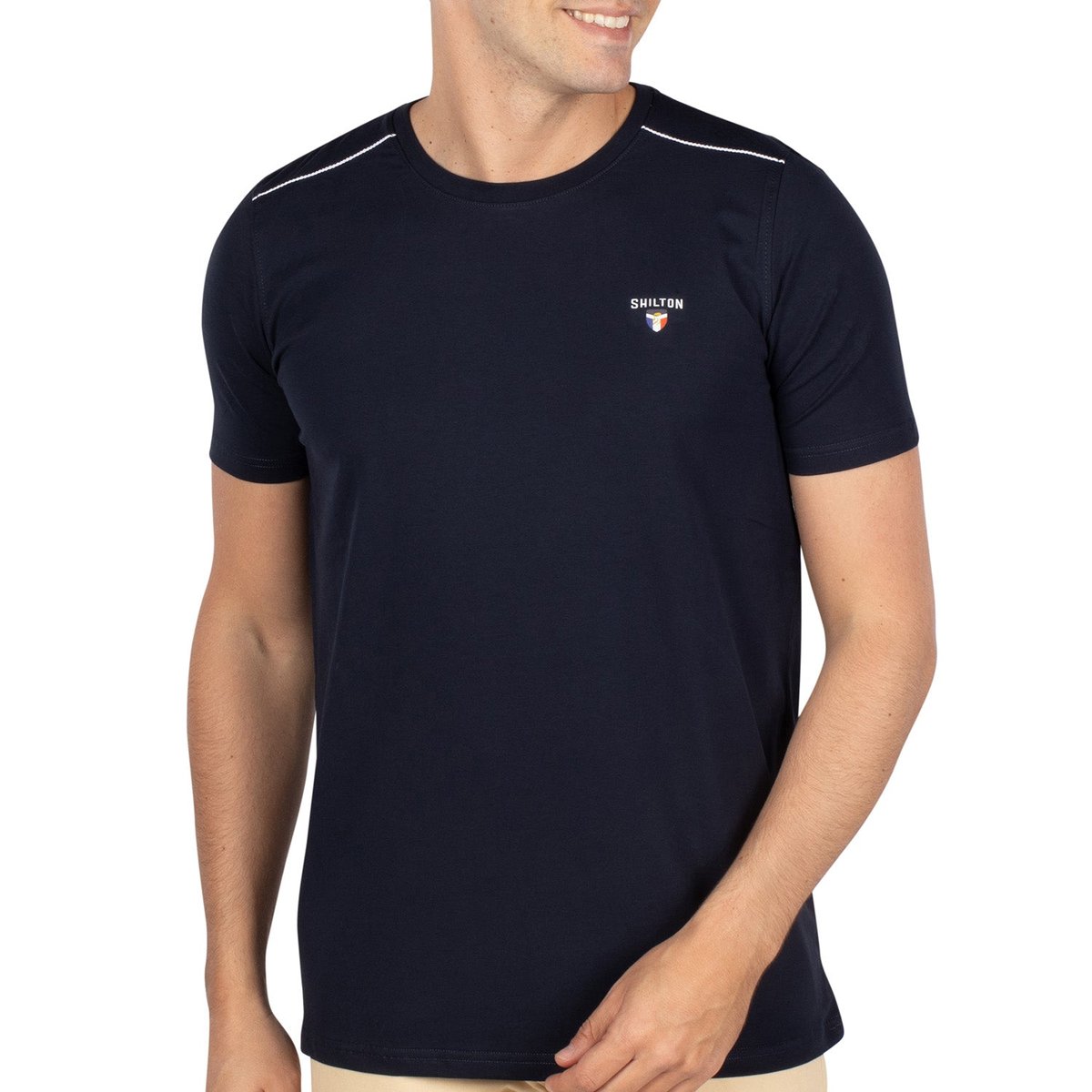 T-shirt rugby UNI navy, SHILTON
