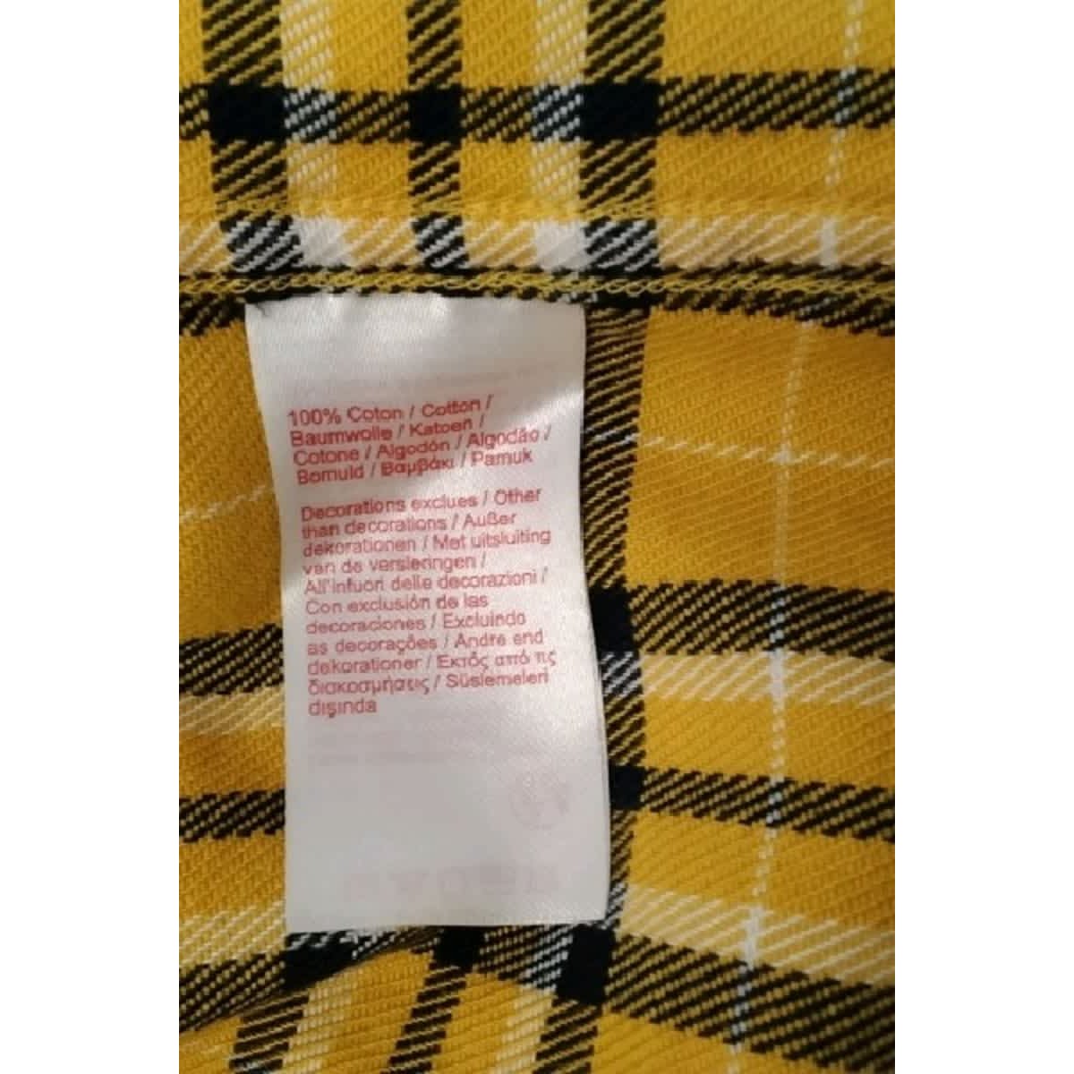 Chemise - Très Bon État jaune, LACOSTE