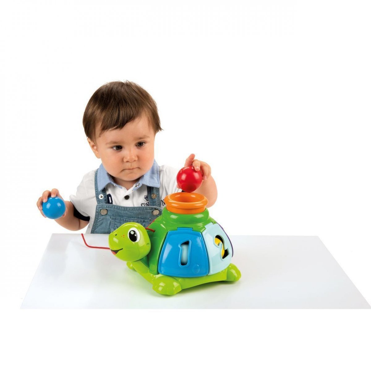 Jeu À Tirer Tortue À Balles vert, CHICCO