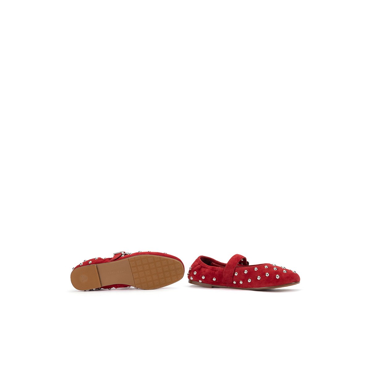 Ballerines cuir Colette red, MARTINELLI