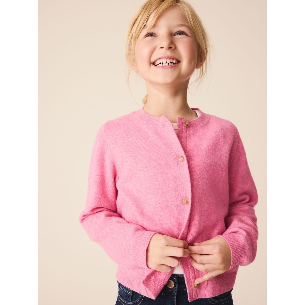 Cardigan en tricot rose, NEXT