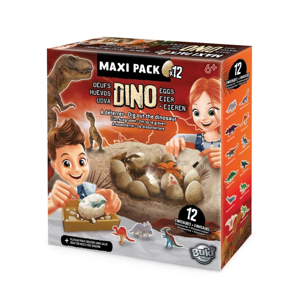 Dino Maxi pack rouge, BUKI FRANCE
