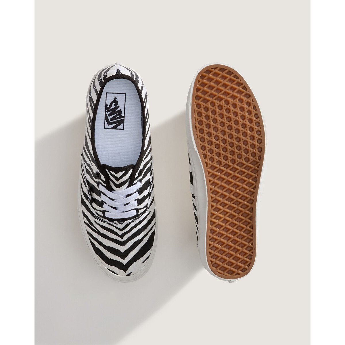Lage sneakers AUTHENTIC wit/zwart, VANS