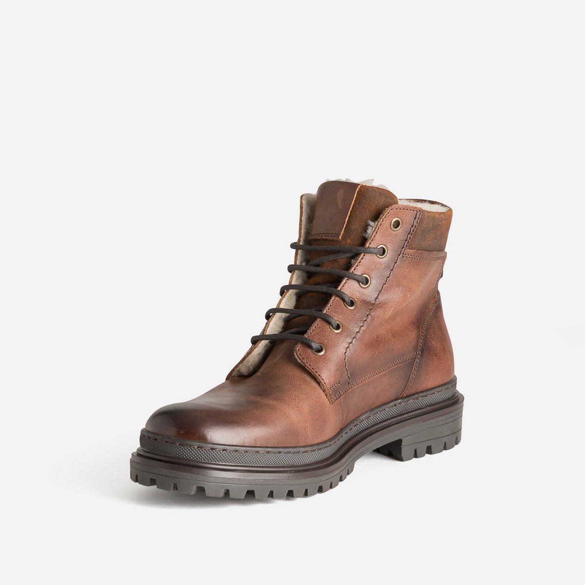 Boots en cuir LOAN marron, ERAM