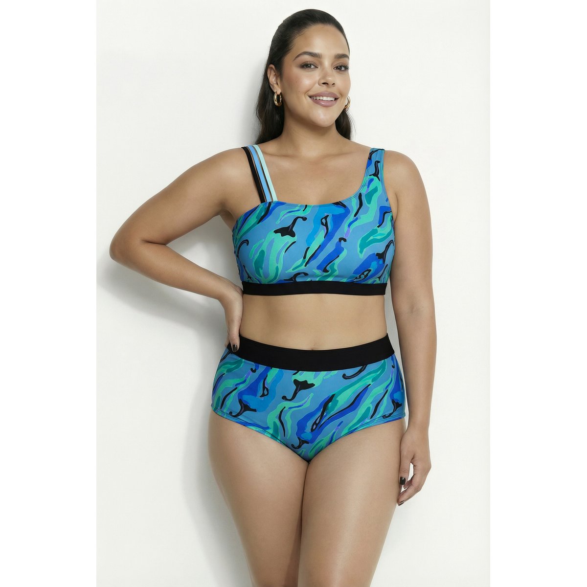 Bikini motif piments bleu ciel, ULLA POPKEN