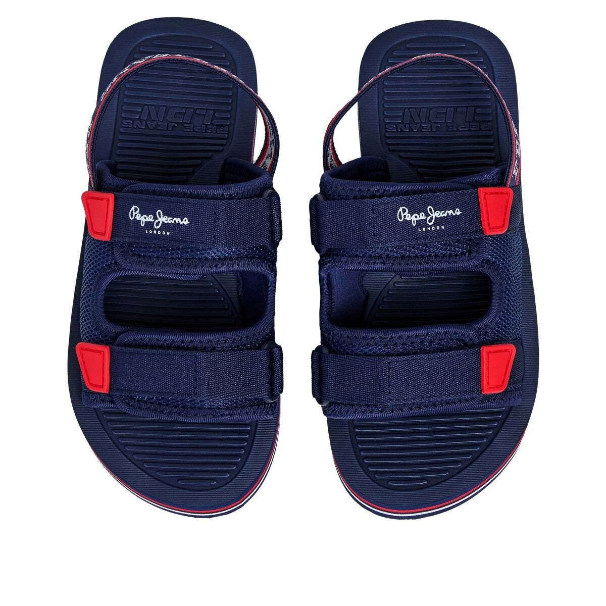 Sandales Trek Avec Fermeture Velcro marine, PEPE JEANS