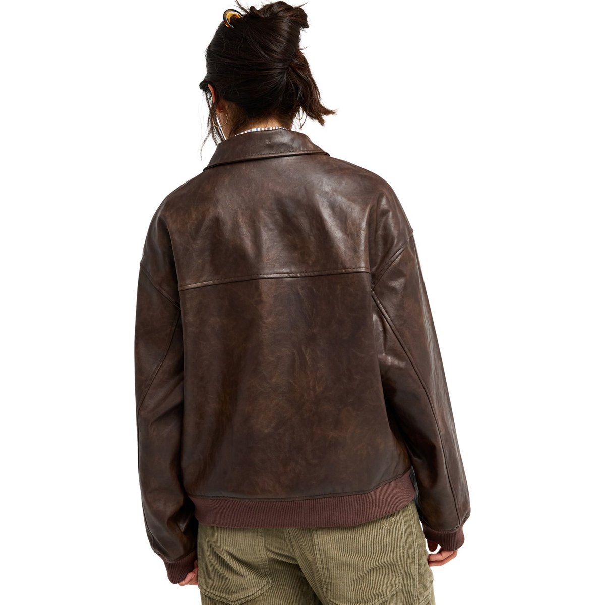 Veste style motard NEON DRIFT. marron chestnut, ROXY
