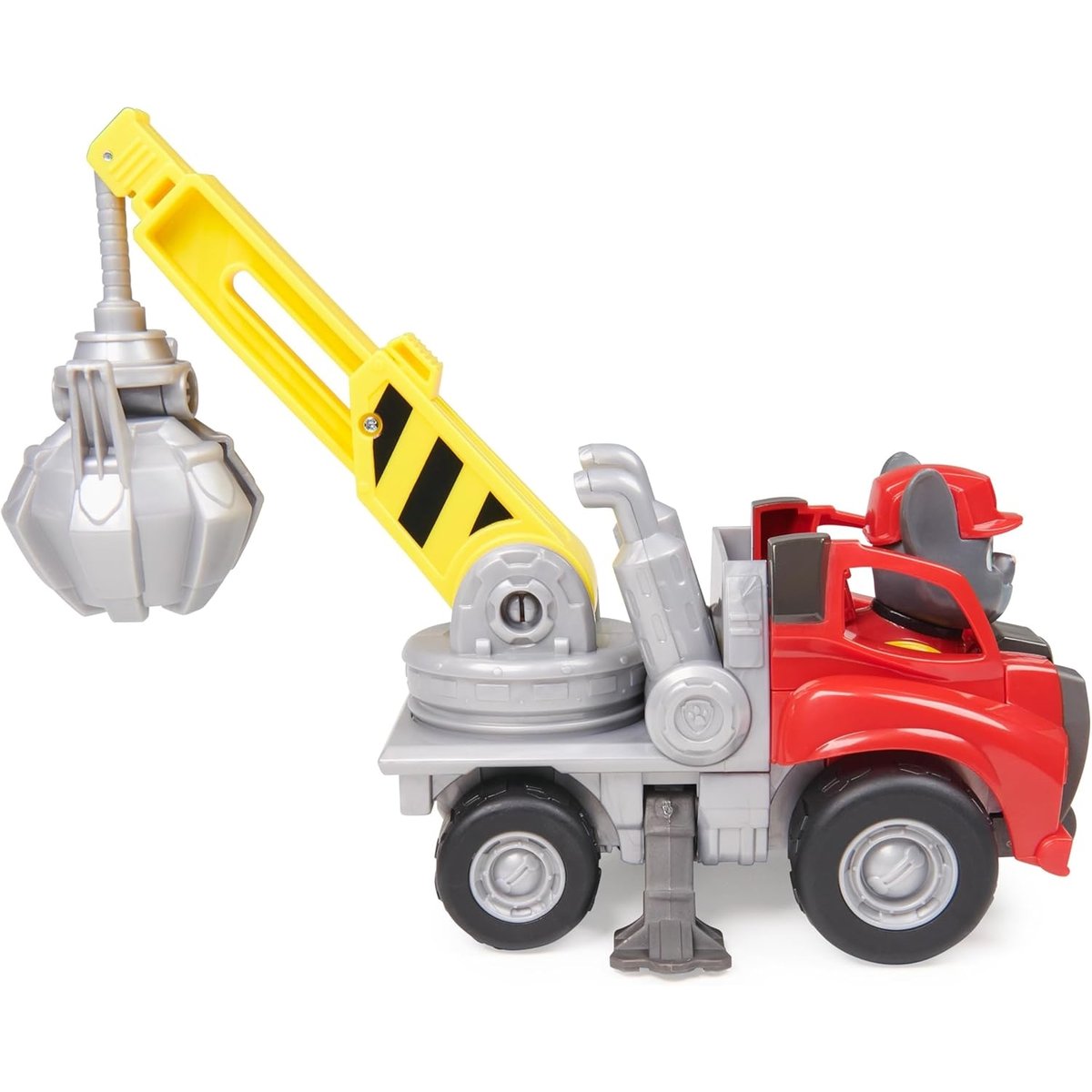 Rubble & Crew - Véhicule de construction de grue avec figurine Charger multicolore, SPIN MASTER