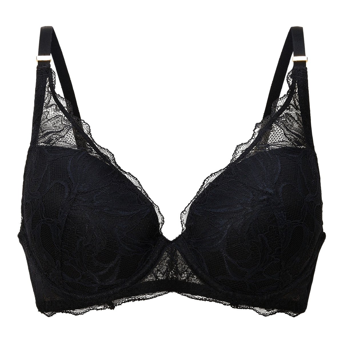 Soutien-gorge foulard ampliforme noir, LINGADORE