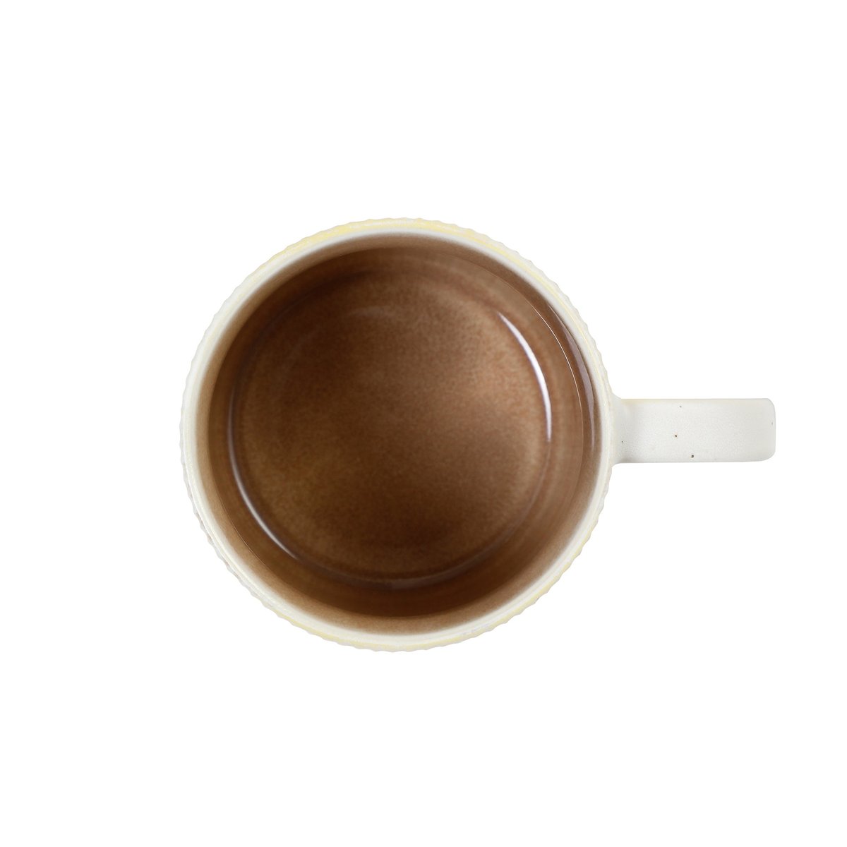Set de 4 tasses de vaisselle en grès D10 AMSTERDAM beige, SIA DECO