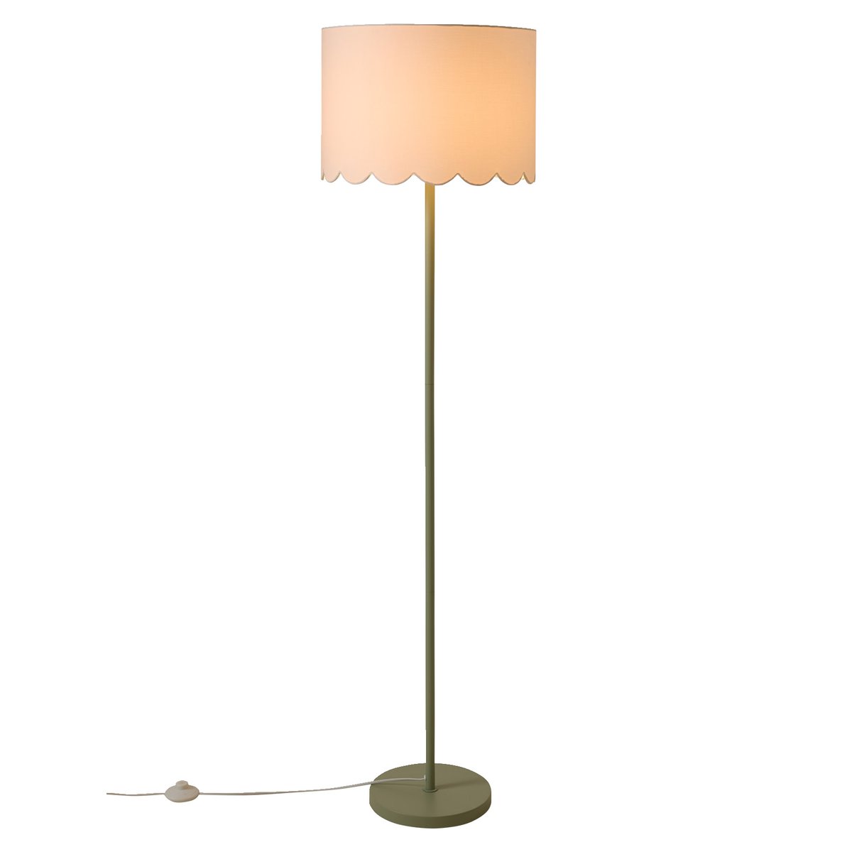 Lampadaire en métal Feston vert sauge, VERTBAUDET