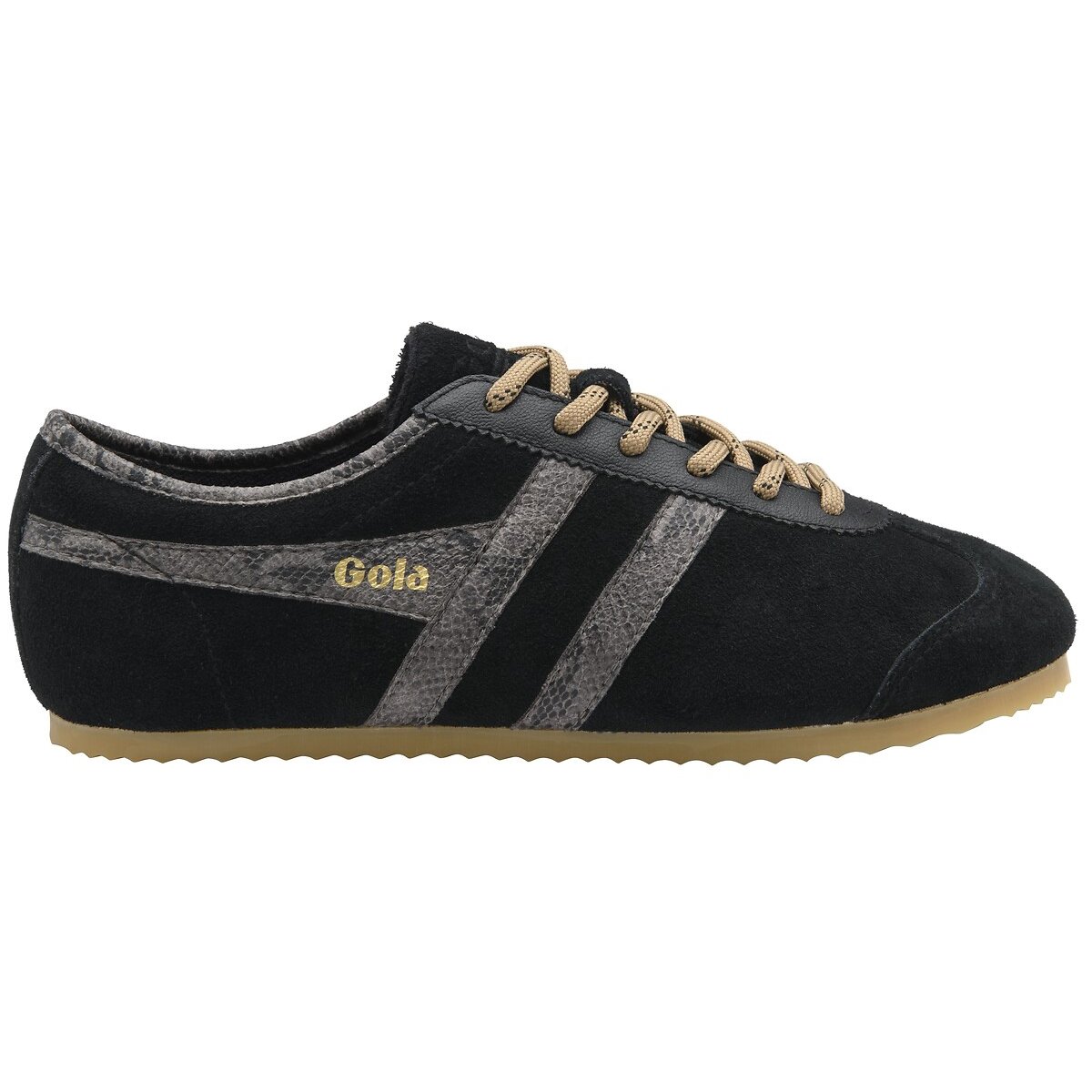 Baskets en cuir, à lacets cordes, CLEORA II noir, GOLA