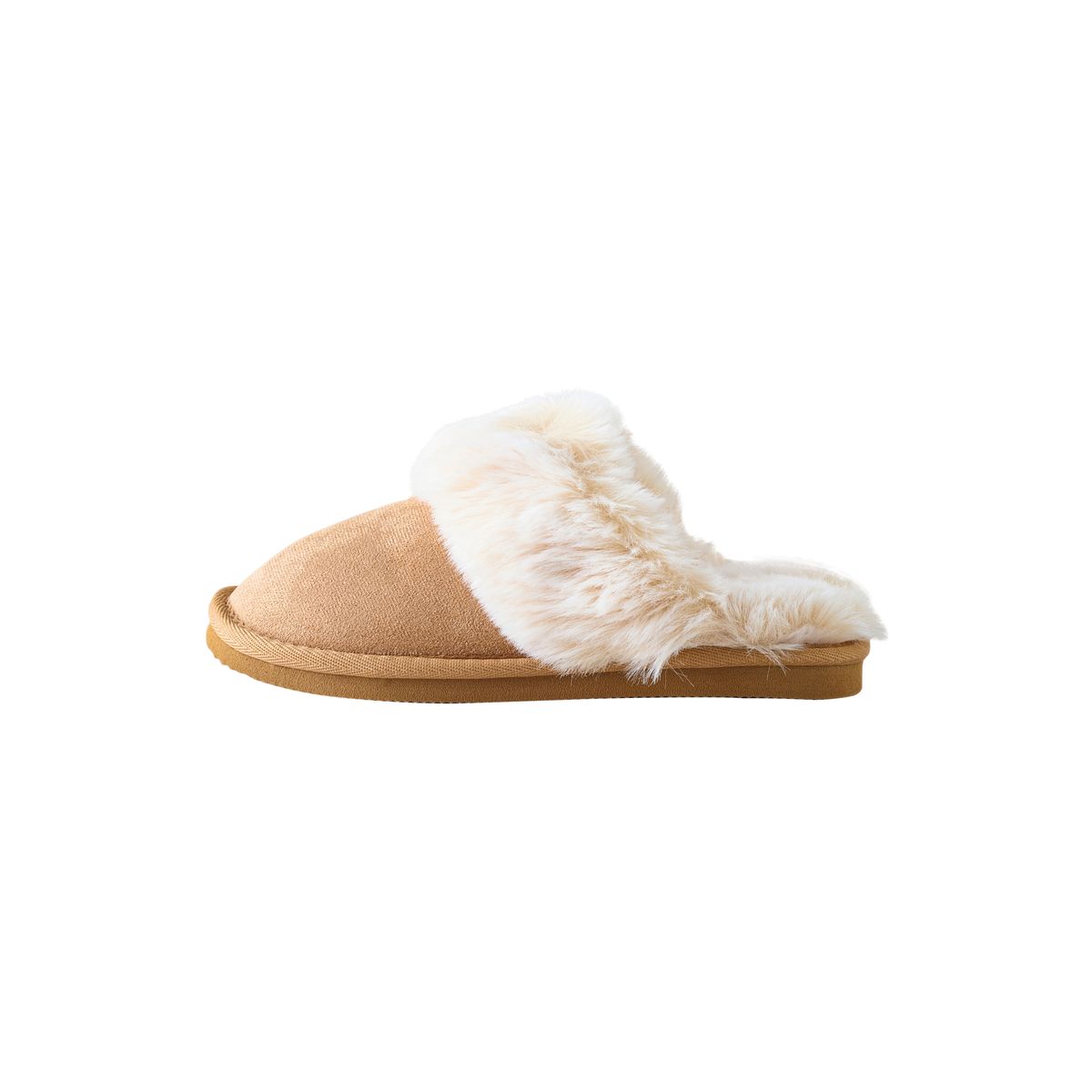 Chaussons mules doublés marron fauve, NEXT