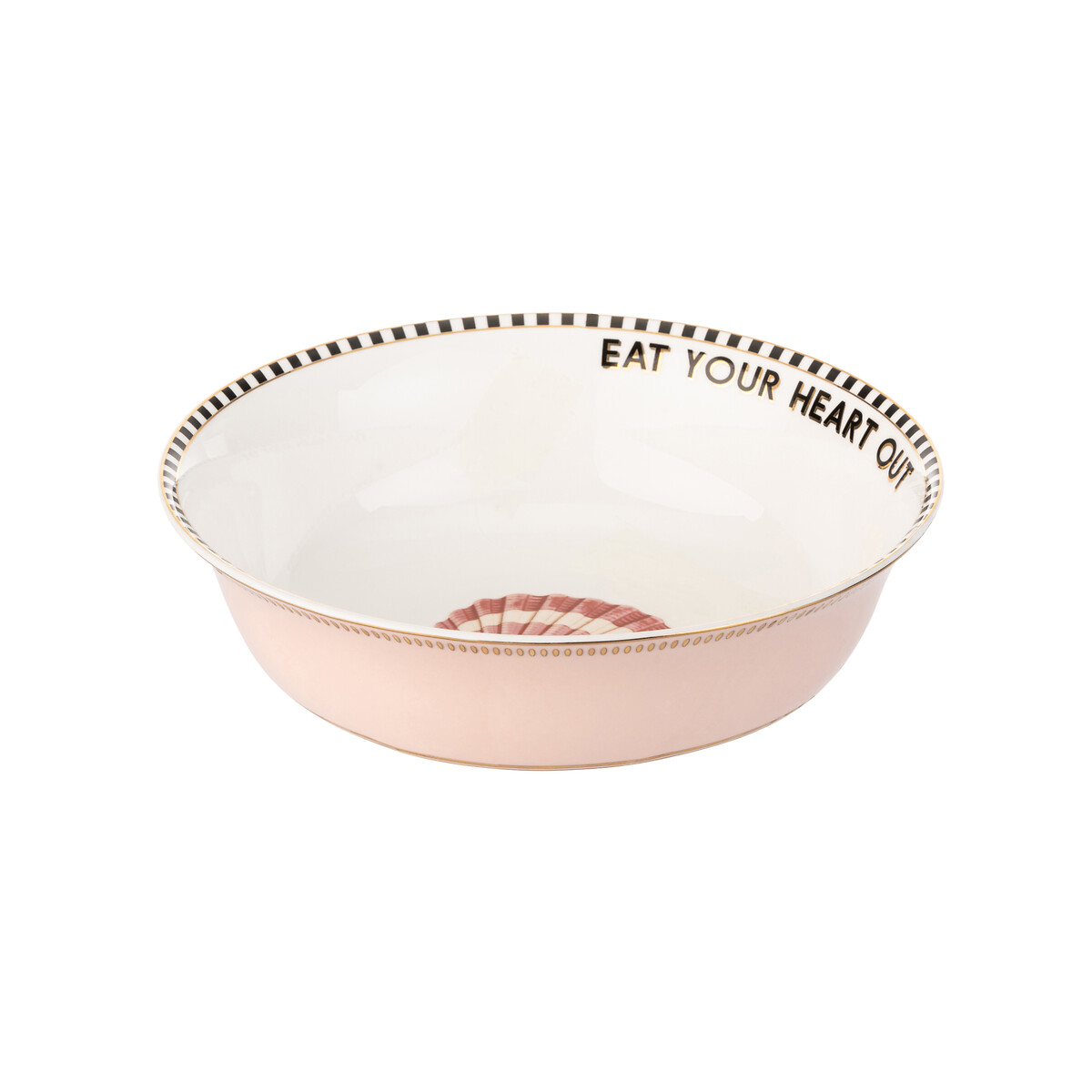 19.5cm Shell Serving Bowl pink, YVONNE ELLEN