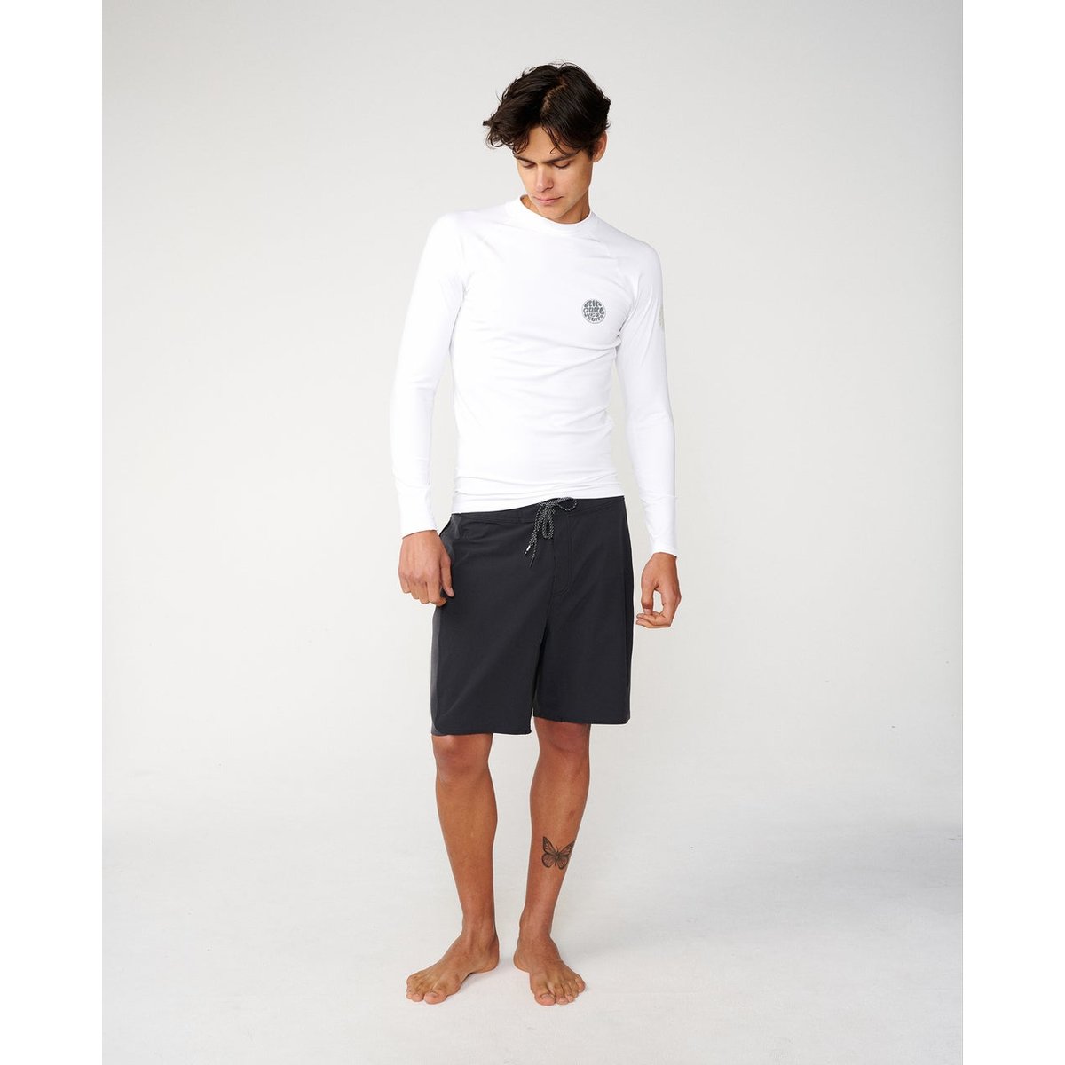 T-shirt anti-UV à manches longues ICONS UPF Brushed white, RIP CURL