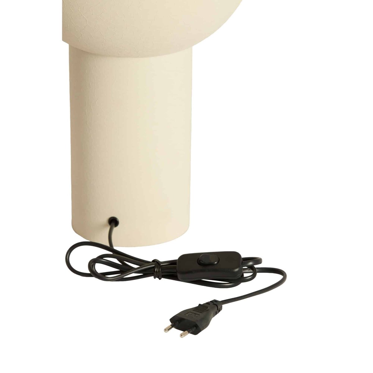 Pied De Lampe Métal ISMARA crème, LIGHT & LIVING