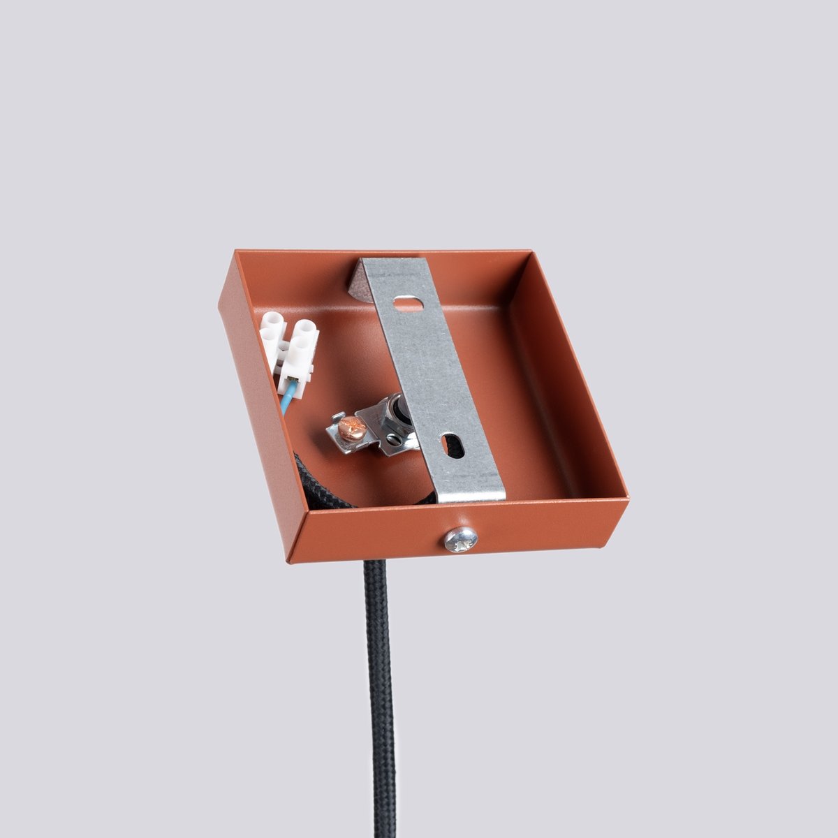 Suspension Acier Ocre Rouge G9 1 Pastelo rouge, EDEN