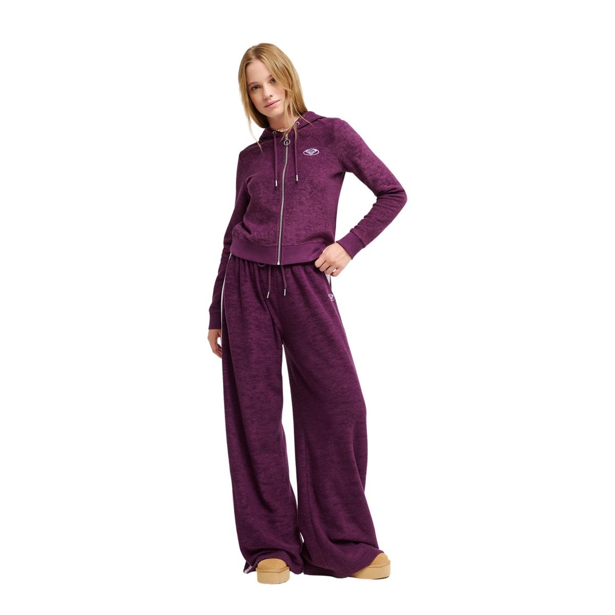 Sweat capuche zippé BEACHY KEEN. violet blackberry wine, ROXY