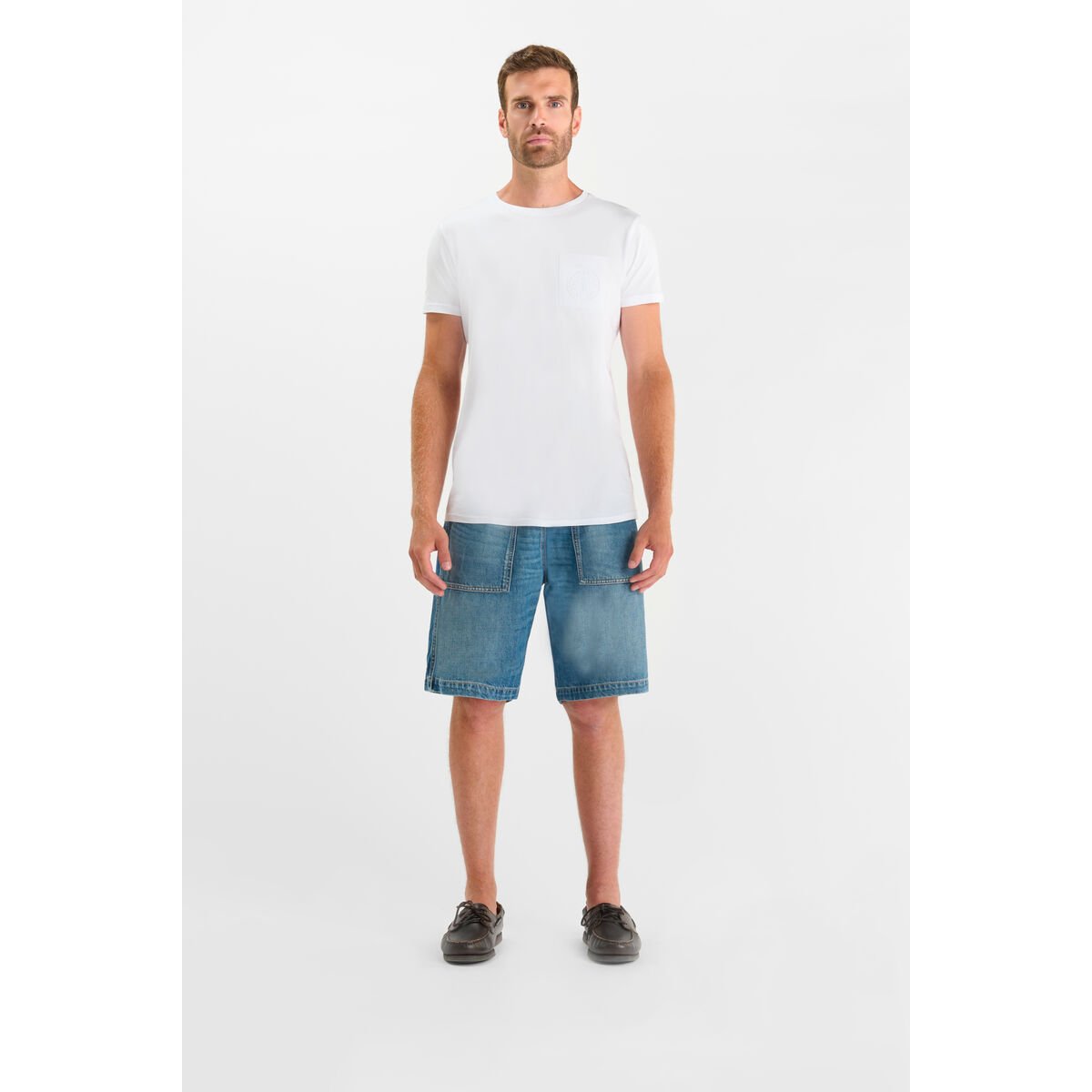 Bermuda short en jeans OSTO blue, LE TEMPS DES CERISES
