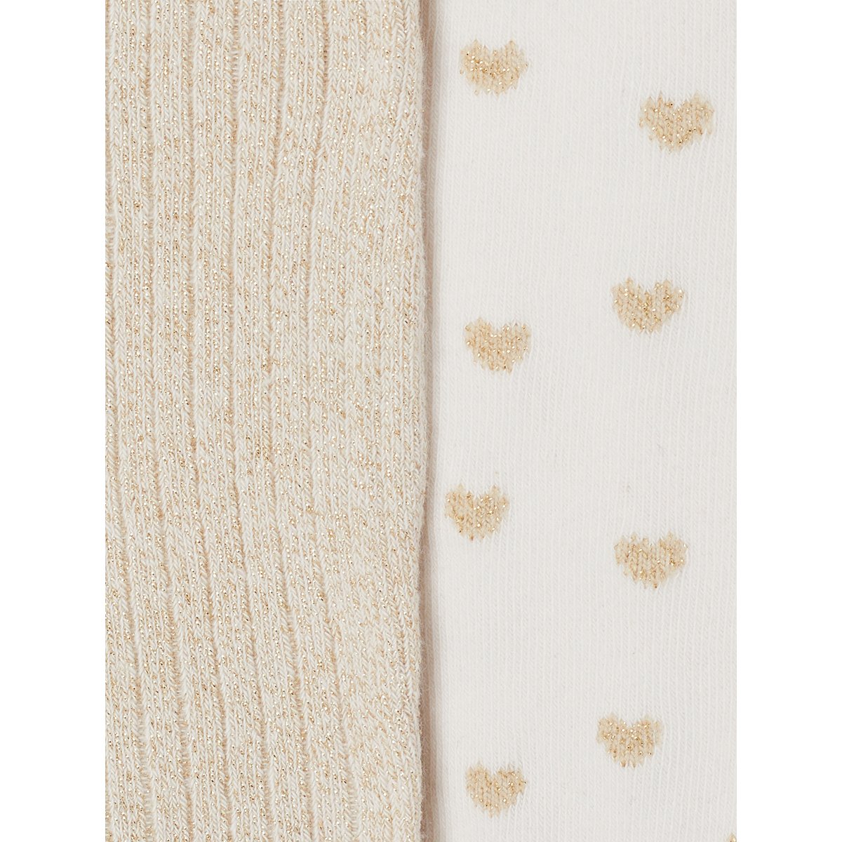 Lot de 2 collants écru, VERTBAUDET