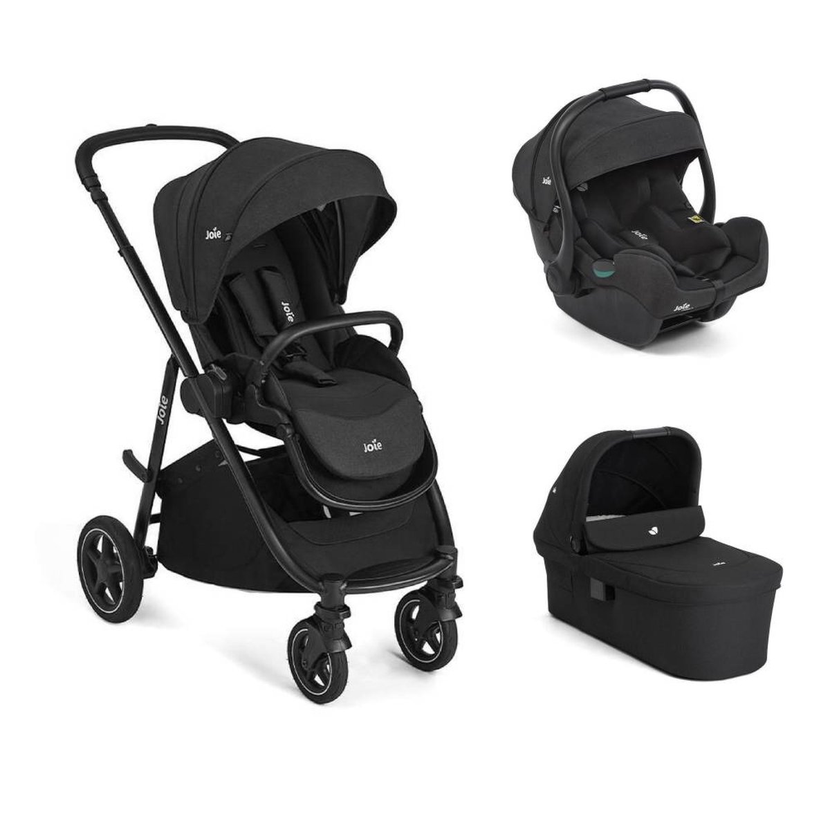 Pack poussette trio Versatrax + i-Gemm 3 noir, JOIE