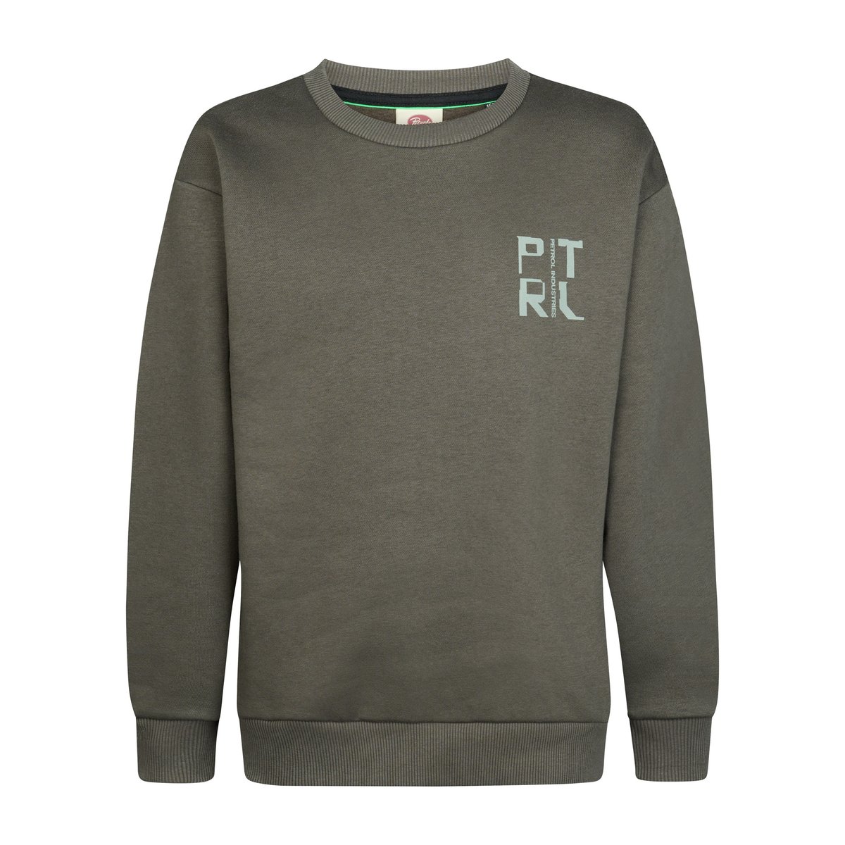 Sweat à imprimé graphique ironhill gris beluga, PETROL INDUSTRIES