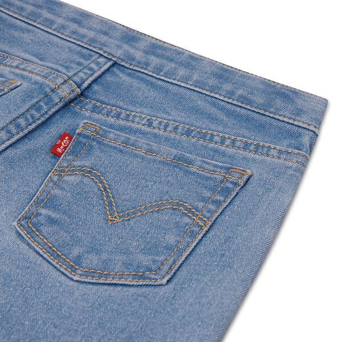 Set composto da felpa con cappuccio e cerniera, maglietta a maniche corte e jeans multicolore, LEVI'S KIDS
