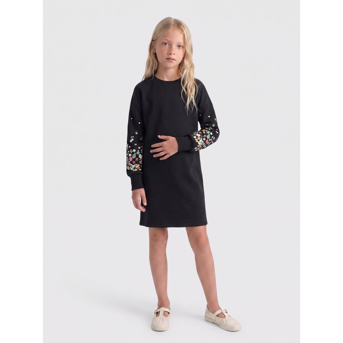 Robe Molletonnée noire - black, KIDS ONLY