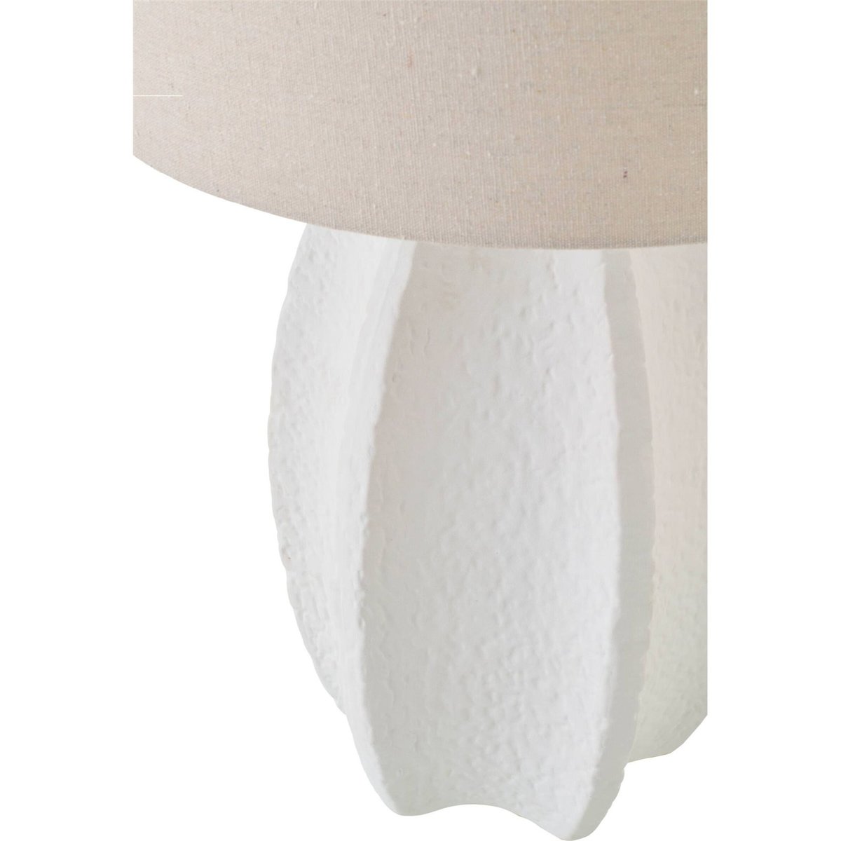 Lampe de table en céramique blanc et beige, RECOLLECTION