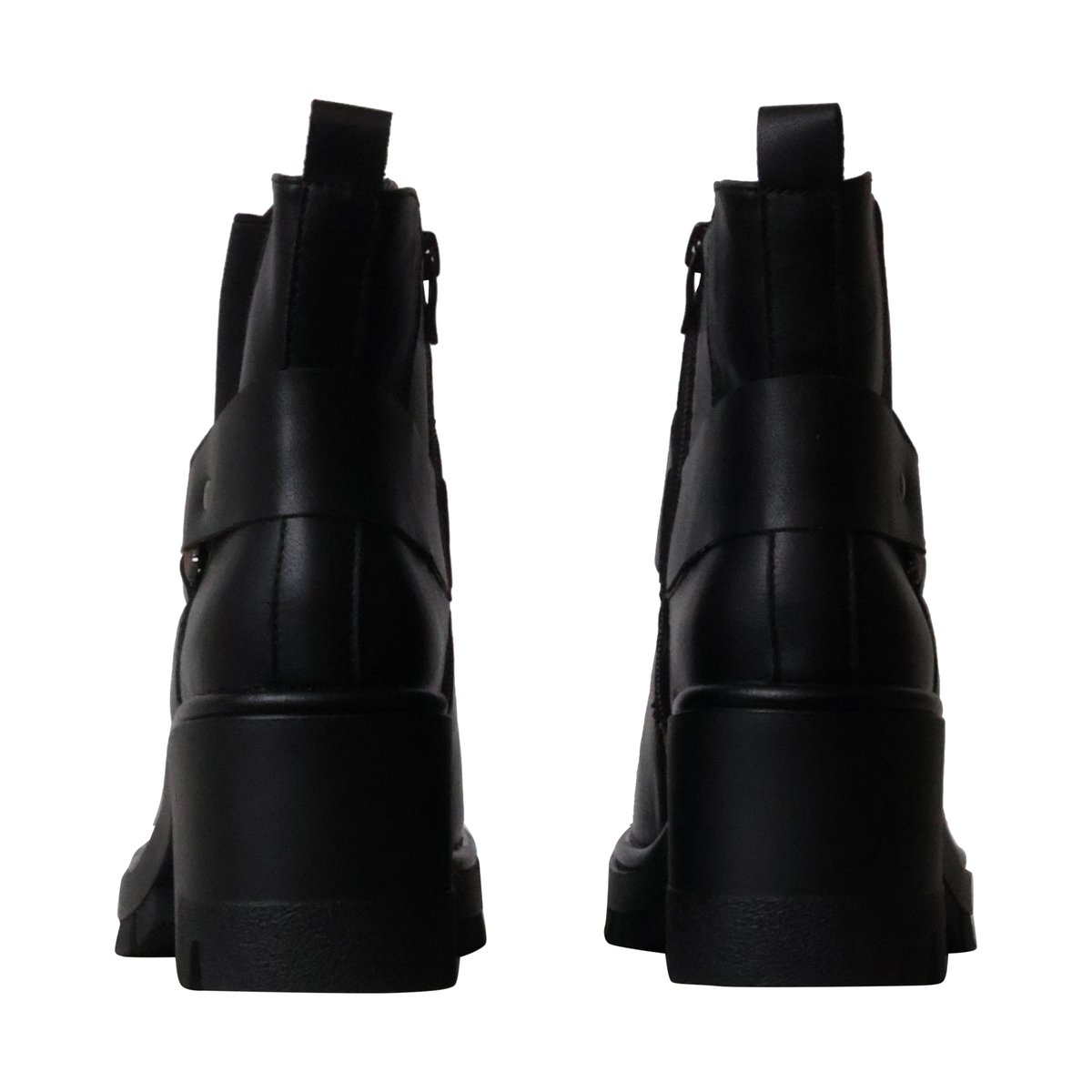 Bottines à Talon Et Zip noir, ENZA NUCCI