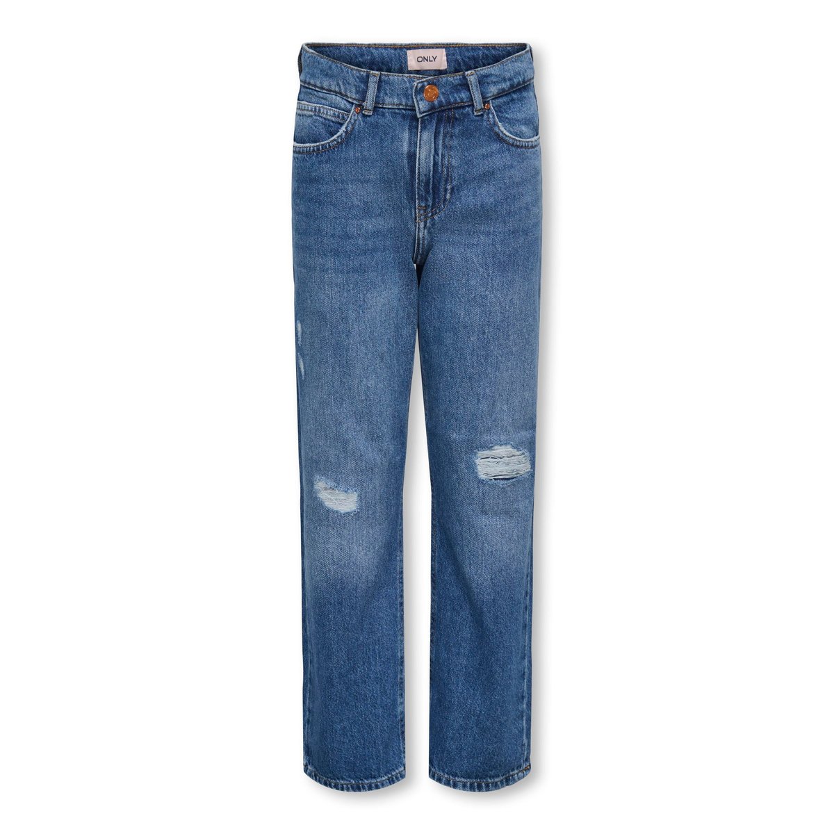 Jean Coupe Droite dark blue denim, KIDS ONLY